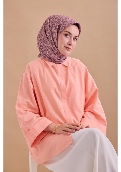 Twill Ipek Eşarp - 11479-27 Eflatun fırsatları