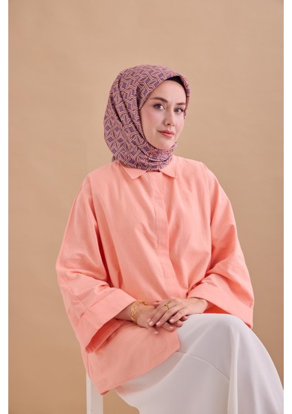 Twill Ipek Eşarp - 11479-27 Eflatun indirimleri