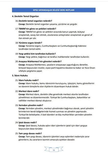 Kpss Vatandaşlık Ders Notları (Çıkacak Sorular) fırsatları