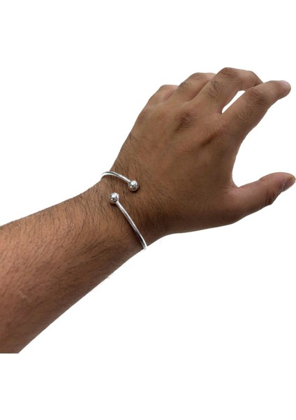 Gümüş Ayarlanabilir Toplu Bilezik