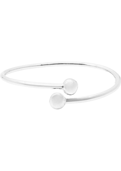 Gümüş Ayarlanabilir Toplu Bilezik modelleri