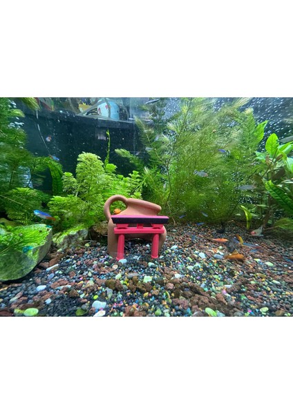 Tapınak Temalı Akvaryum Dekoru