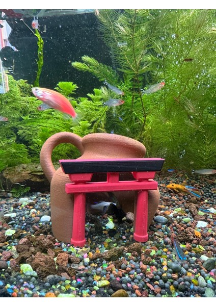 Tapınak Temalı Akvaryum Dekoru modelleri