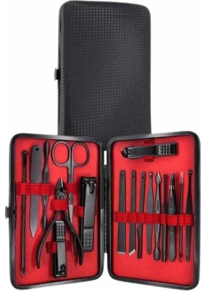 17 Parça Manikür Pedikür Seti El Ayak Bakım Seti Tırnak Makası Törpü - MCT1800-4449 fiyatları