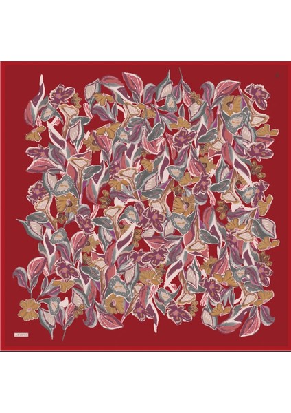 Armine Ipek Eşarp 2025 Yaz - 9332-85 Kırmızı Twill fiyatları