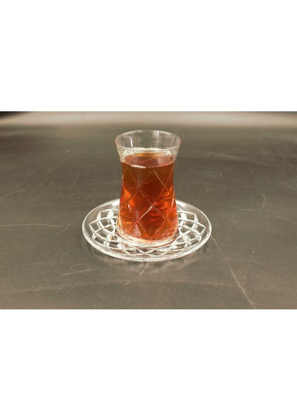 Kesme Polo Desenli Heybeli Çay Takımı