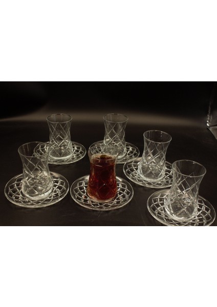 Kesme Polo Desenli Heybeli Çay Takımı modelleri