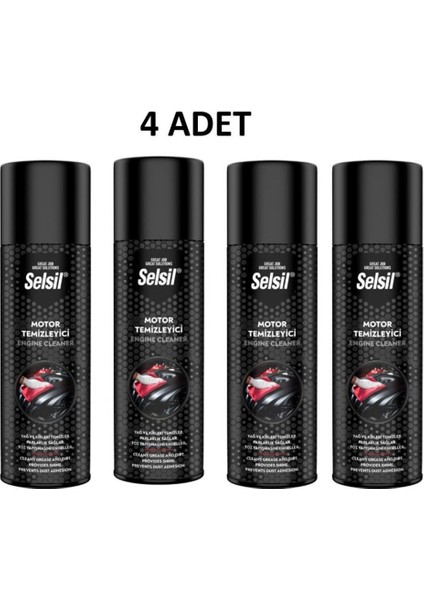 Susuz Motor Temizleme Spreyi 500ML 4 Adet