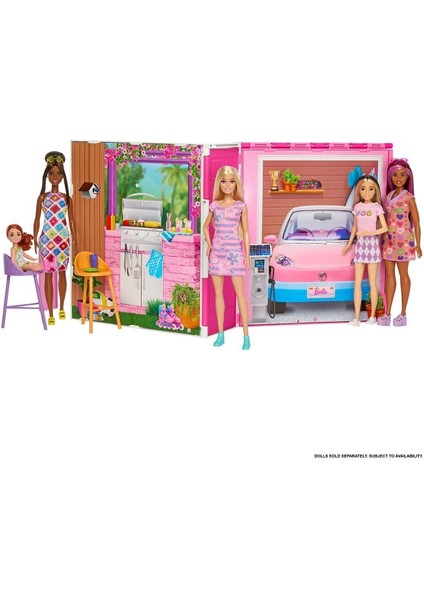 HRJ77 Barbienin Yeni Portatif Evi 2024 (Sarı Saçlı Bebek Dahil) fiyatları