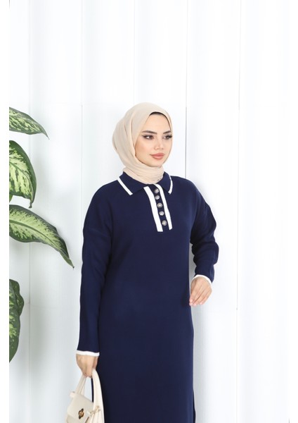 Polo Yaka Triko Elbise fırsatları