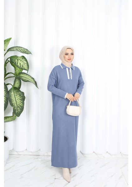 Polo Yaka Triko Elbise fiyatları