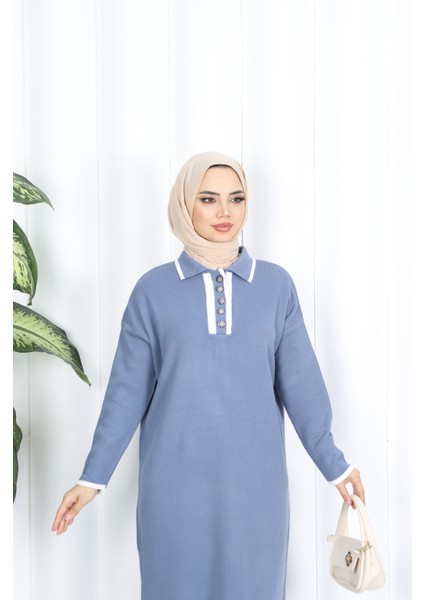 Polo Yaka Triko Elbise fırsatları