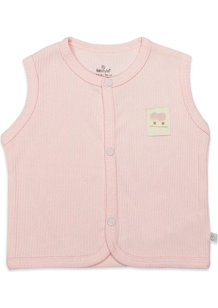 Litaetrend Modal Flying Balloons Bebek Yelek BS18110 Pembe