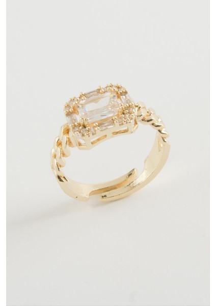 Baget Zirkon Taşlı Yüzük