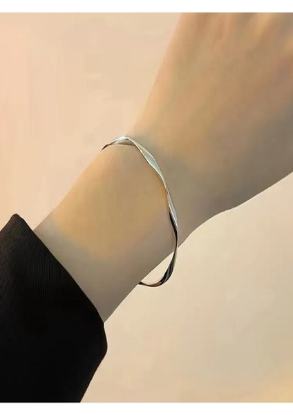 Kc Altın Kaplama Dalgalı Bileklik