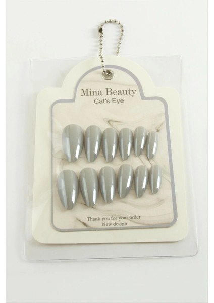 Mina Beauty Kedi Gözü Takma Tırnak