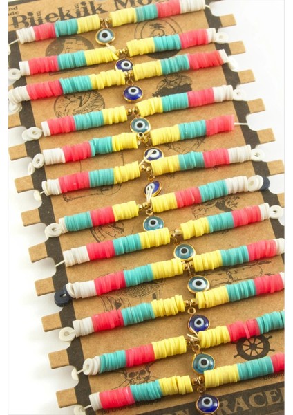 Nazar Fimo Boncuk Bileklik