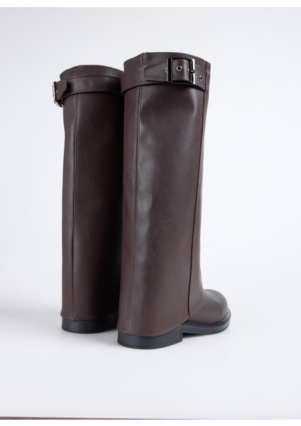 Kahve Kadın Çizme Fallon-Chen modelleri