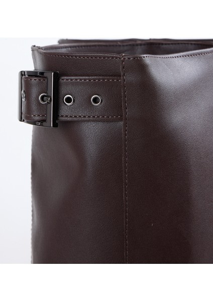 Kahve Kadın Çizme Fallon-Chen indirimleri