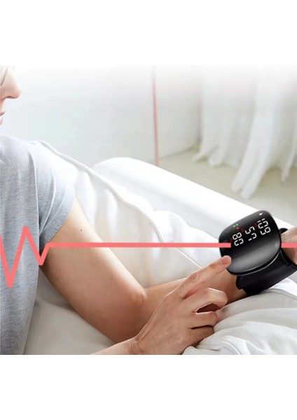 Sesli Dijital Bilek Tansiyon Aleti – Akıllı Dokunmatik Lcd, Şarj Edilebilir ve Ev Tipi