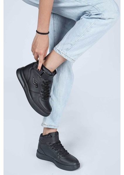 16308 Bilekli Siyah Spor Ayakkabı indirimleri