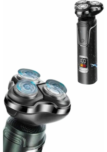 Tıraş Makinesi Profesyonel 3in1 Dijital Göstergeli 3 Başlıklı Erkek Bakım - T450G474-Z04450 indirimleri