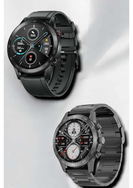 Çift Kordonlu Yüksek Çözünürlüklü Akıllı Saat Uyku Izleyici & Spor Modlar - M868R177-K48 fiyatları