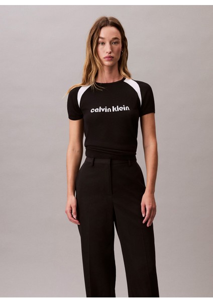 Siyah Kadın Yuvarlak Standart Baskılı T-Shirt LV047C307GUB1 fiyatları