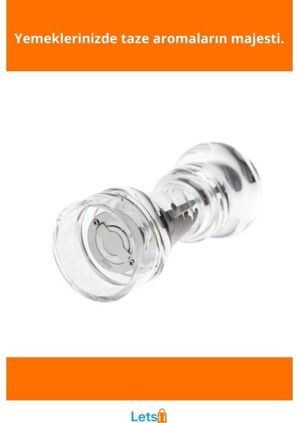 Şeffaf Akrilik El Değirmeni 15 cm Dayanıklı Baharat Öğütücü fiyatları