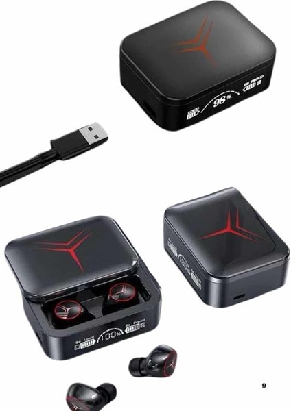 Kablosuz Şarj Göstergeli Powerbank Özellikli Bluetooth Kulaklık Çağrı Cevapla - M189B586-N18 fırsatları