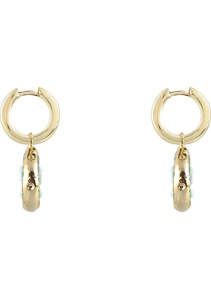 Yeşil - Altın Küpe Elmira Earrings fiyatları