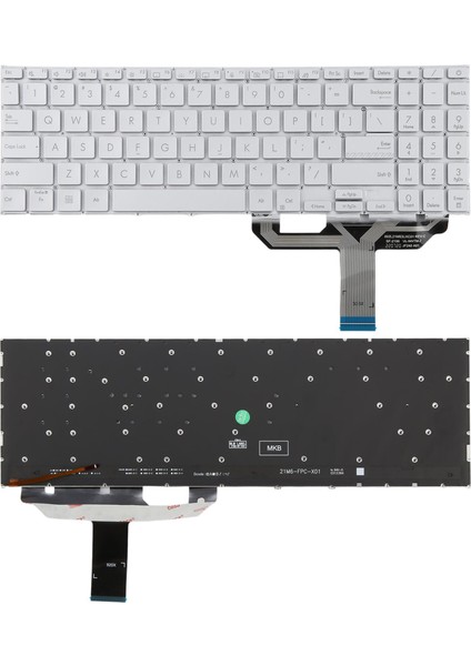 Asus Vivobook 15 X1502 Için Abd Versiyonu Arkadan Aydınlatmalı Klavye (Yurt Dışından)