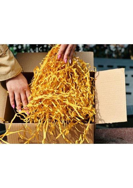 Turuncu Kırpık Kağıt 100 Gr| Z Zigzag Kutu Dolgu ve Süsleme Kağıdı | Hediye Kutusu Için fiyatları