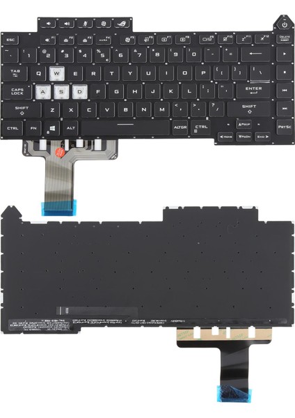Asus Rog Strix G15 G513 G15 Için Abd Versiyonu Arkadan Aydınlatmalı Klavye (Renkli) (Yurt Dışından)