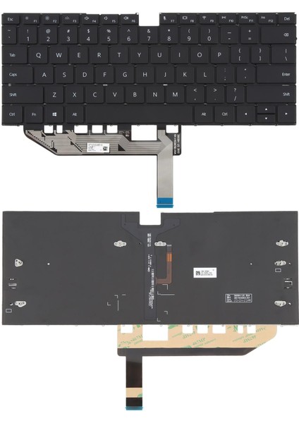 Huawei Matebook x 2020 EUL-W19P Için Abd Arkadan Aydınlatmalı Klavye (Yurt Dışından)