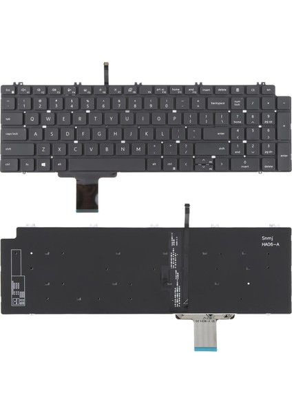 Dell Precision 7550, 7750, 7560, 7760 Için Abd Versiyonu Klavye (Yurt Dışından)
