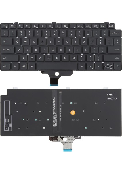 Dell Latıtude P33S 13-7300 7310 Için Abd Arkadan Aydınlatmalı Klavye (Yurt Dışından)