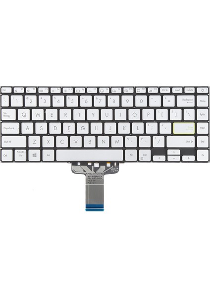 Asus Vivobook S14 X421 X421 Için Abd Versiyonu Arkadan Aydınlatmalı Klavye (Gümüş) (Yurt Dışından) fiyatları