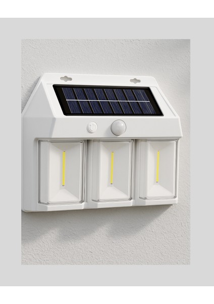 Dış Mekan Solar Duvar Lambası – 120° Hareket Algılama 3 Işık Modu - MCT8358-2616 fiyatları