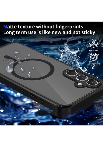 Samsung Galaxy A34 Kılıf, Manyetik Yarı Saydam Mat Darbeye Dayanıklı ve Parmak Izi Önleyici Koruyucu Kılıf-Siyah (Yurt Dışından) modelleri