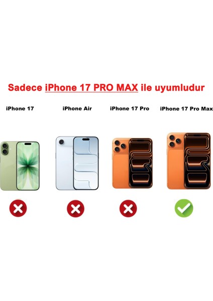 iPhone 17 Pro Max Uyumlu Kılıf Sararmaz Sert Şeffaf Pc Ultra Ince Kamera Koruma Çıkıntılı fiyatları