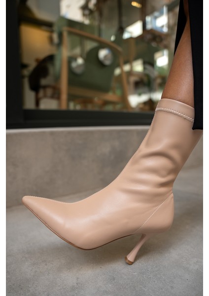 Prino Nude Deri Streç Bot modelleri