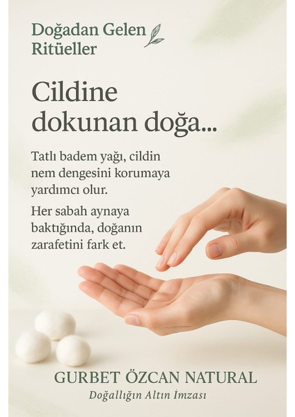 Tatlı Badem Yağı %100 Saf Doğal Seyreltilmemiş 50 ml (Sweet Almond Oil) fiyatları