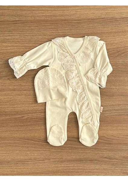 Little Flower Romper Krem Tulum fiyatları