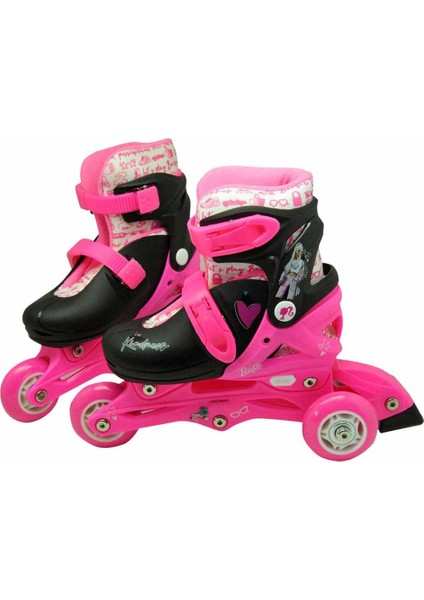 Barbie Inline 3 Tekerlekli Paten - Siyah