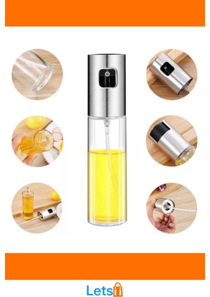 100 ml Çok Amaçlı Spreyli Cam Şişe Gümüş indirimleri