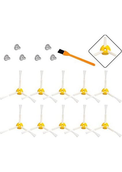 I-Robot Roomba Için 3 Kollu Yan Fırça, Roomba 500 600 700 Serisi Vakum Için Yedek Aksesuar Parçaları (Yurt Dışından)