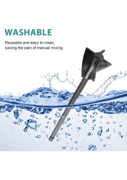 Epoksi Karıştırıcı, Reçine Karıştırma Için El Tipi Reçine Karıştırma Aletleri - 4 Adet Kürekli Elektrikli Karıştırıcı Makinesi (Yurt Dışından) fiyatları