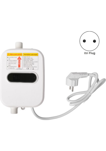 Anında Su Isıtıcı Duş 220 V Banyo Musluk Sıcak Su Isıtıcı 3500 W Dijital Ekran Ab Tak (Yurt Dışından) fırsatları