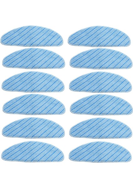 12 Adet Yıkanabilir Paspas Pedleri Ecovacs Deebot Ozmo T9 T9 Max T9 Aıvı T8 N8 N9 Elektrikli Süpürge Mikrofiber Mop Bez Paçavra (Yurt Dışından)